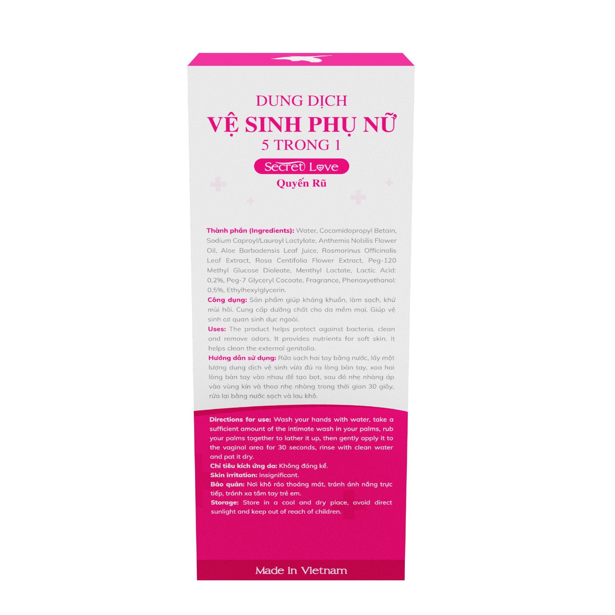 Vui lòng tham khảo thông tin trên bao bì sản phẩm