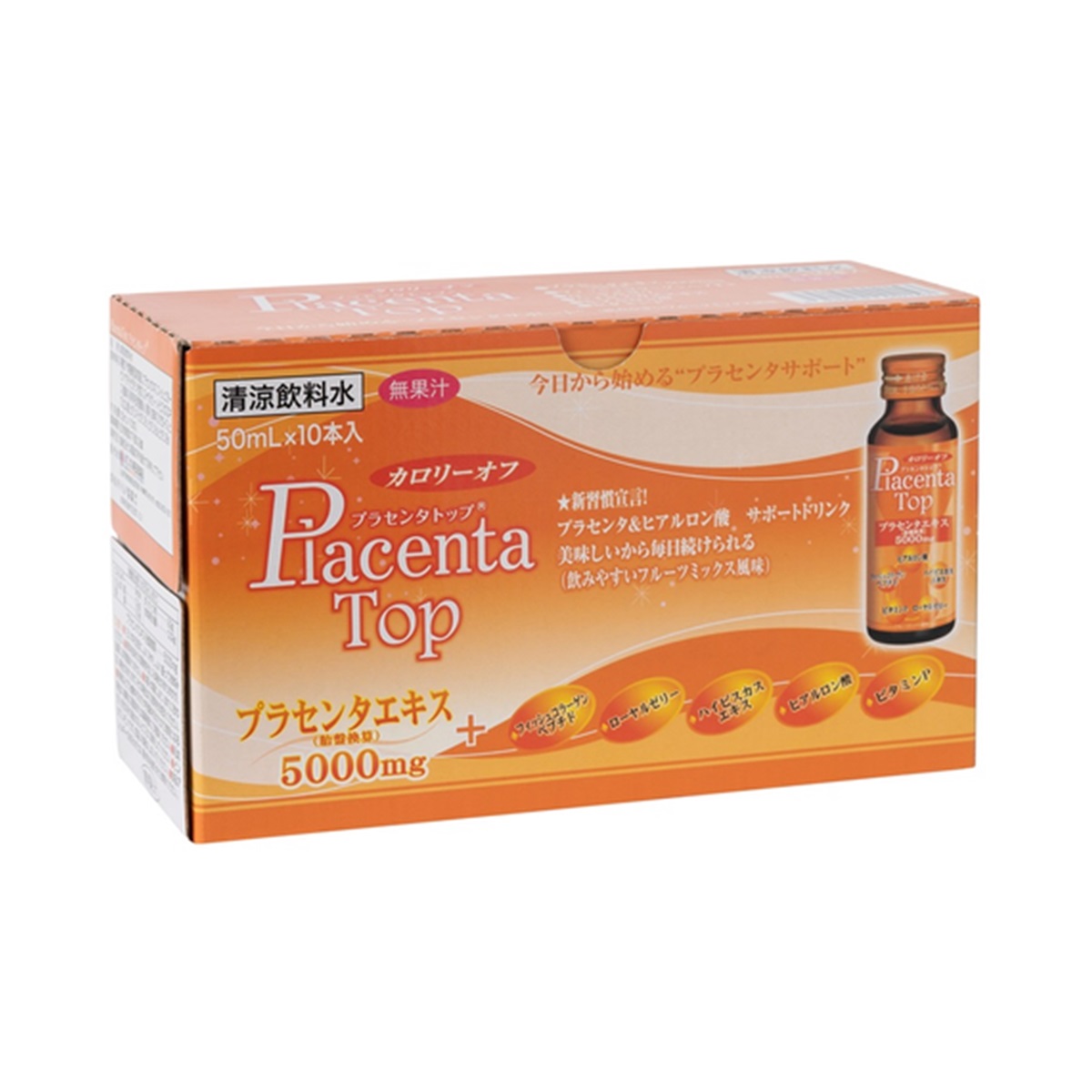 TPBS Nước uống SHINNIPPAI Placenta Top 5000mg | Hộp 10 lọ