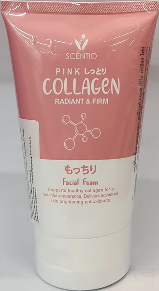 Sữa Rửa Mặt SCENTIO Pink Collagen Radiant & Firm Facial Foam | 100ml