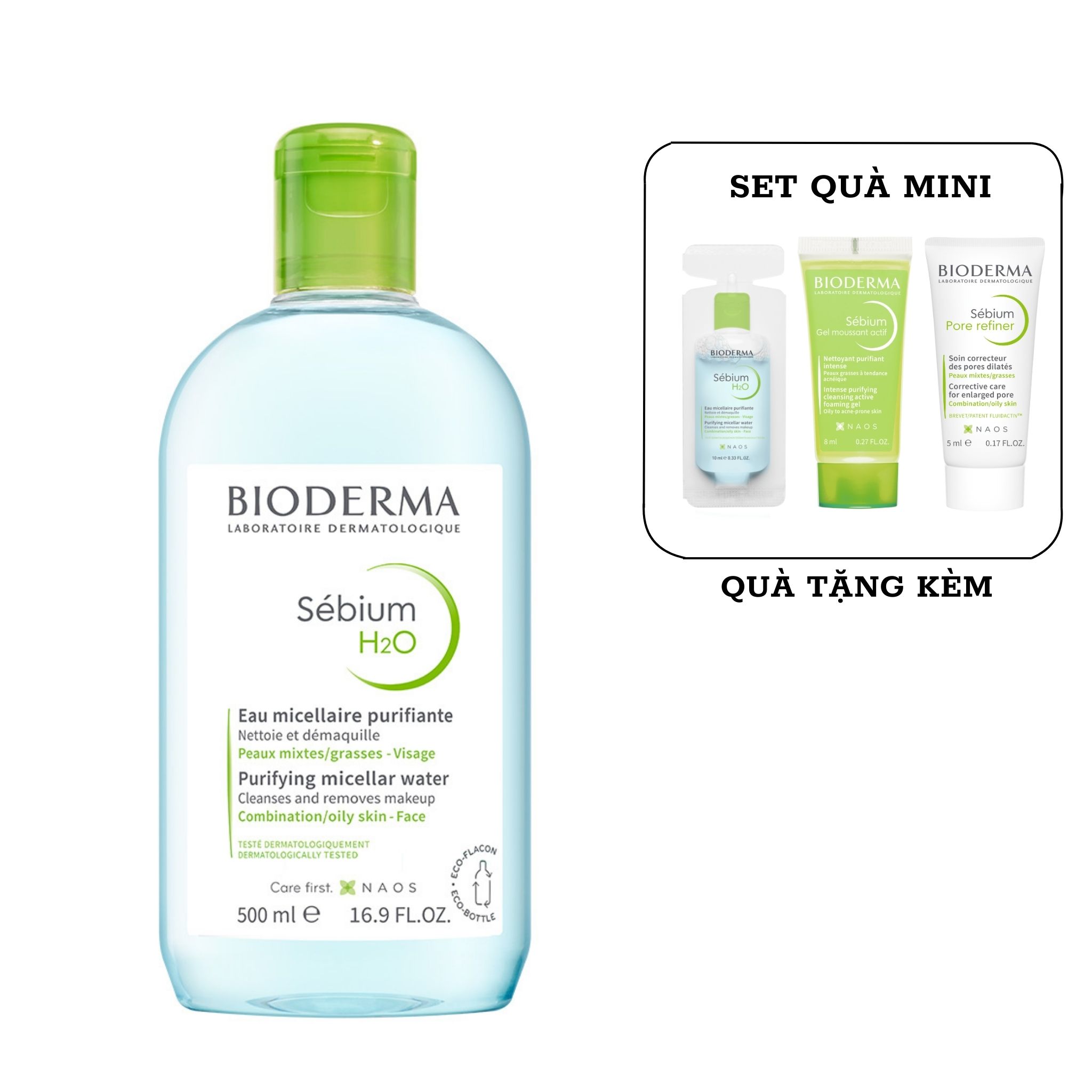 Nước Tẩy Trang BIODERMA Sebium | 500ml