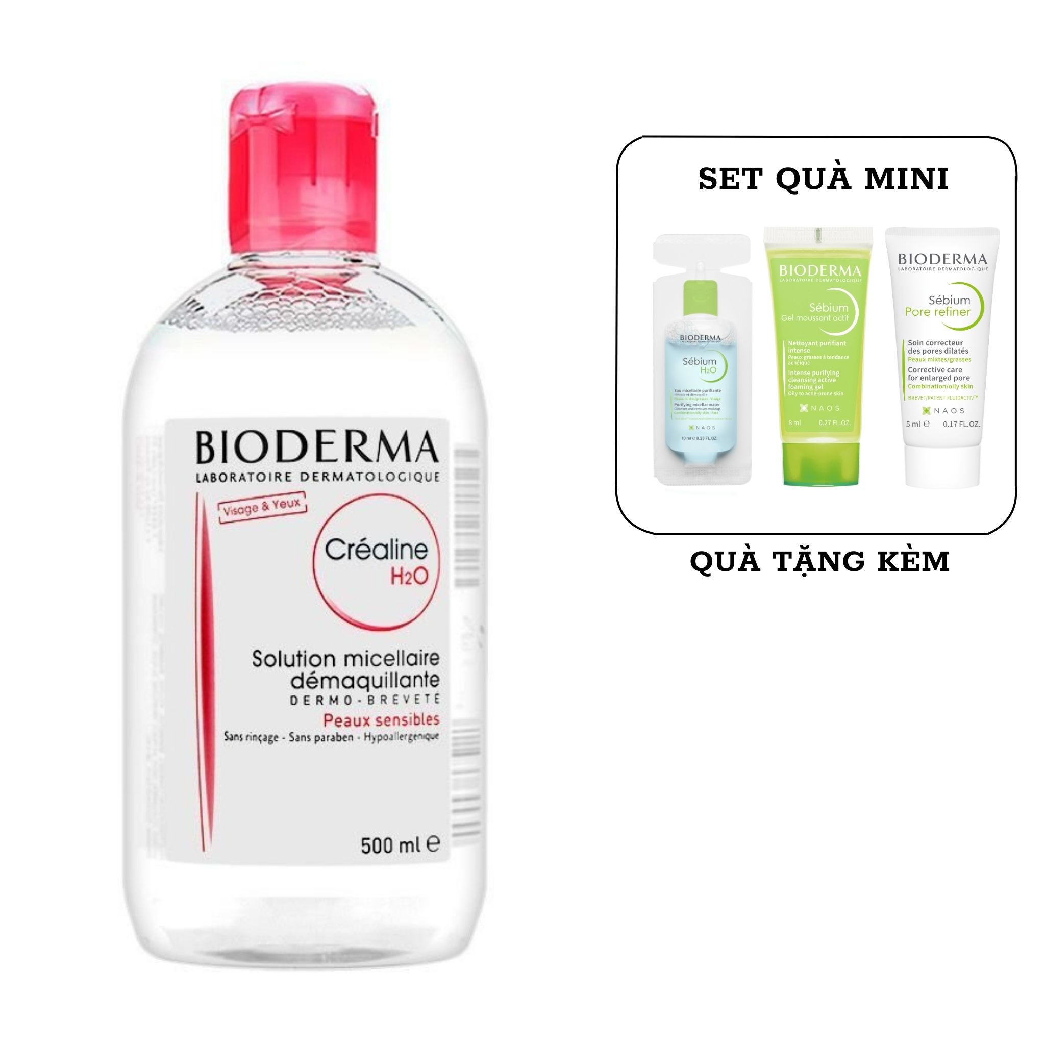 Nước Tẩy Trang BIODERMA Sensibio | 500ml