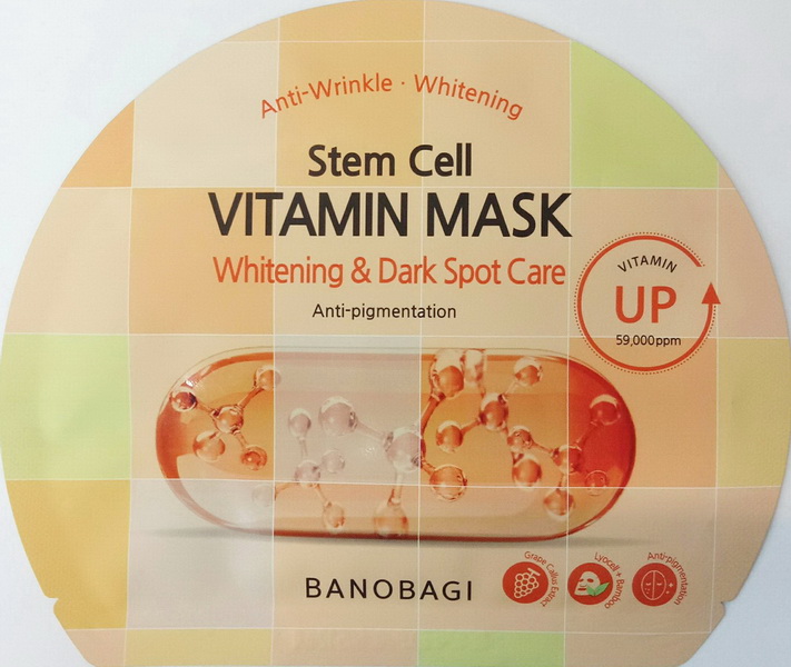 Mặt Nạ BANOBAGI Stem Cell Vitamin Dưỡng Sáng Mờ Thâm Màu Cam | 30g