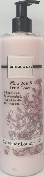 Sữa Dưỡng Thể AUTUMN & MAY White Rose & Lotus Flower | 415ml