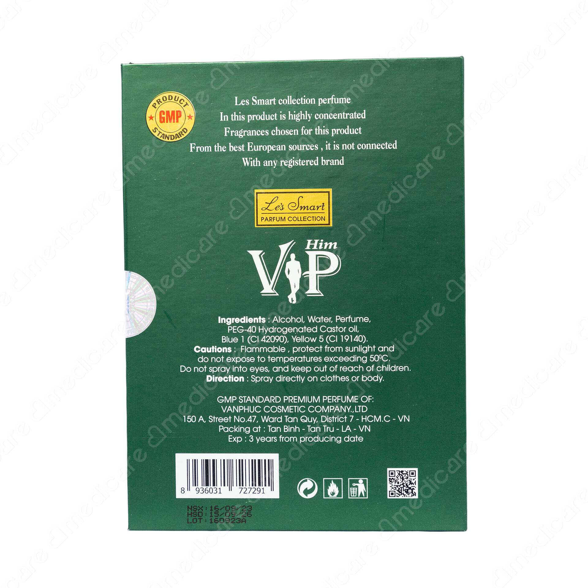 Vui lòng tham khảo thông tin trên bao bì sản phẩm