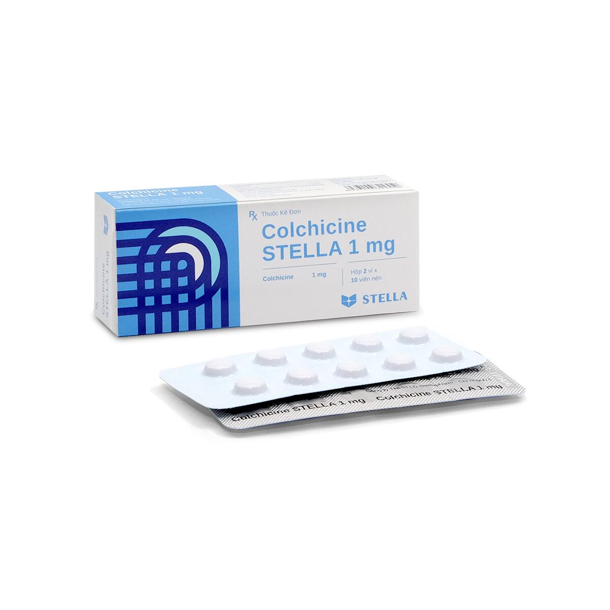 COLCHICINE STELLA 1mg viên