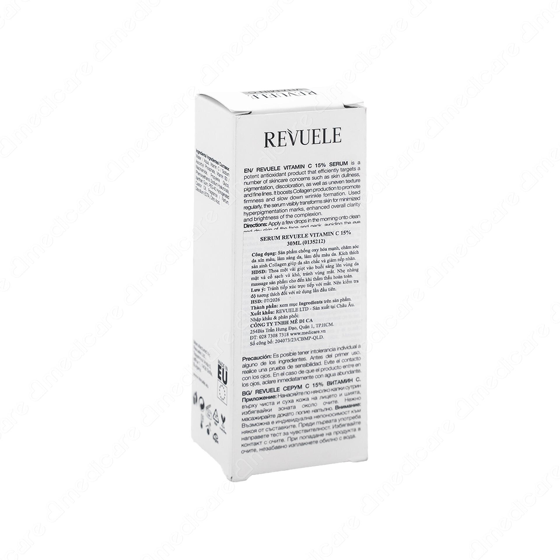 Vui lòng tham khảo thông tin trên bao bì sản phẩm