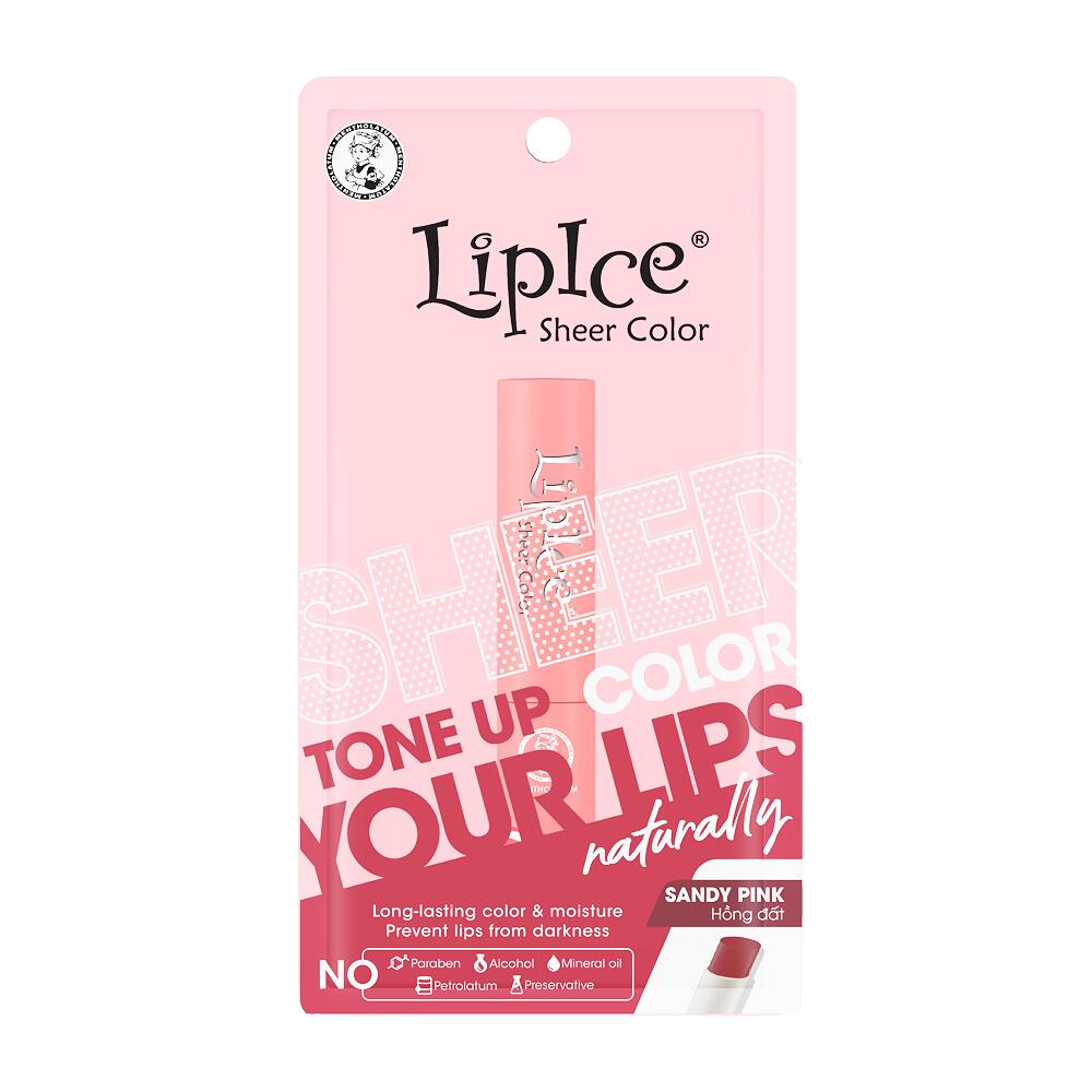 Son Dưỡng MENTHOLATUM Lipice Sheer Color Sandy Pink Hồng Đất | 2.4g