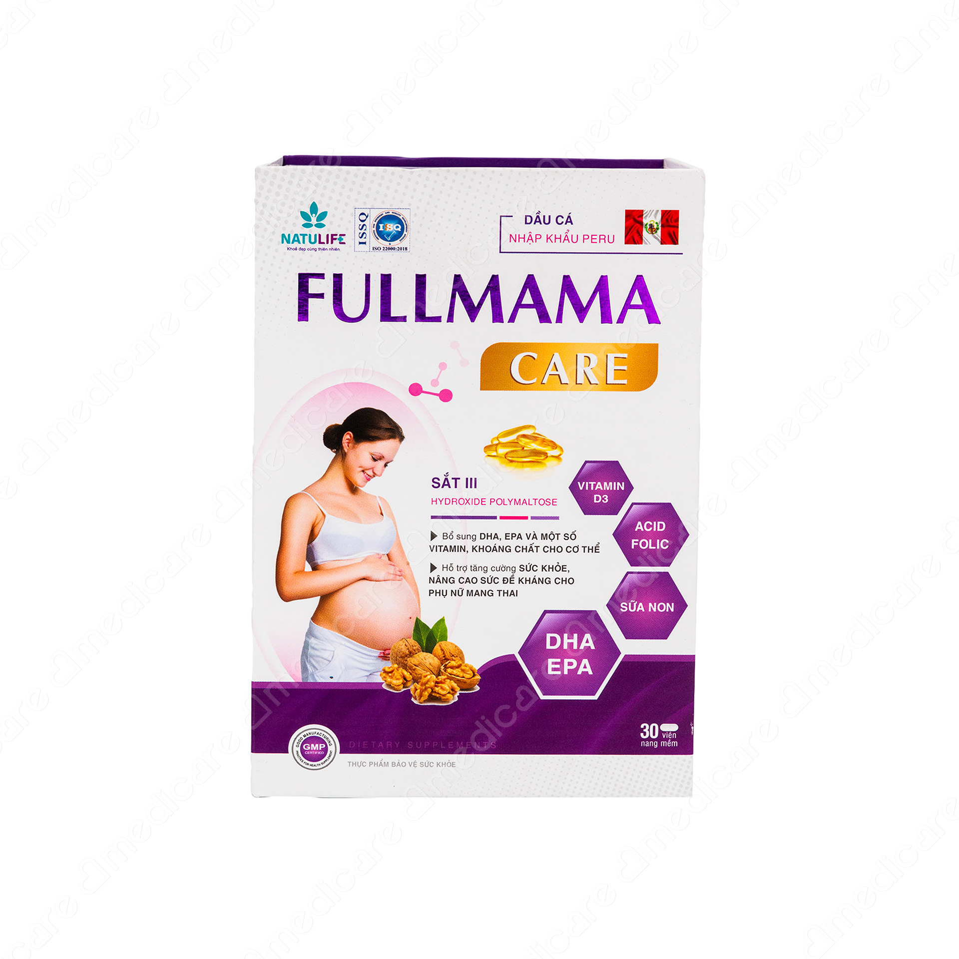 Viên Uống NATULIFE Fullmama Care Vitamin và Khoáng Chất Cho Phụ Nữ | Hộp 30 viên