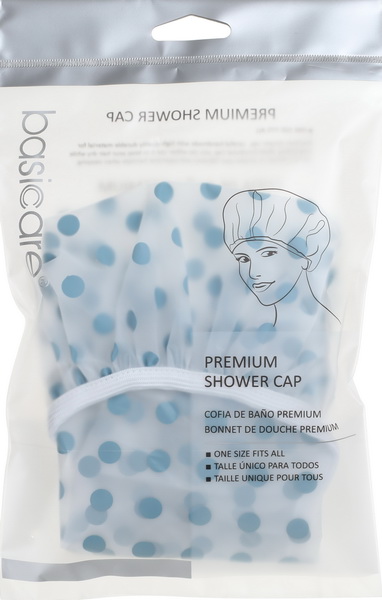 Mũ Tắm BASICARE Chấm Bi Xanh 2382