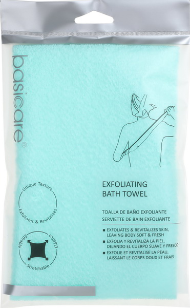 Khăn Tắm Tẩy Tế Bào Chết BASICARE Màu Xanh 2384