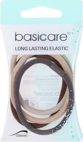 Dây Cột Tóc BASICARE 3932 | Gói 4 cái