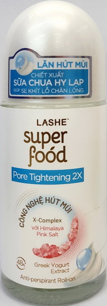Lăn Khử Mùi LASHE Super Food Pore Tightening Se Khít Lỗ Chân Lông | 50ml