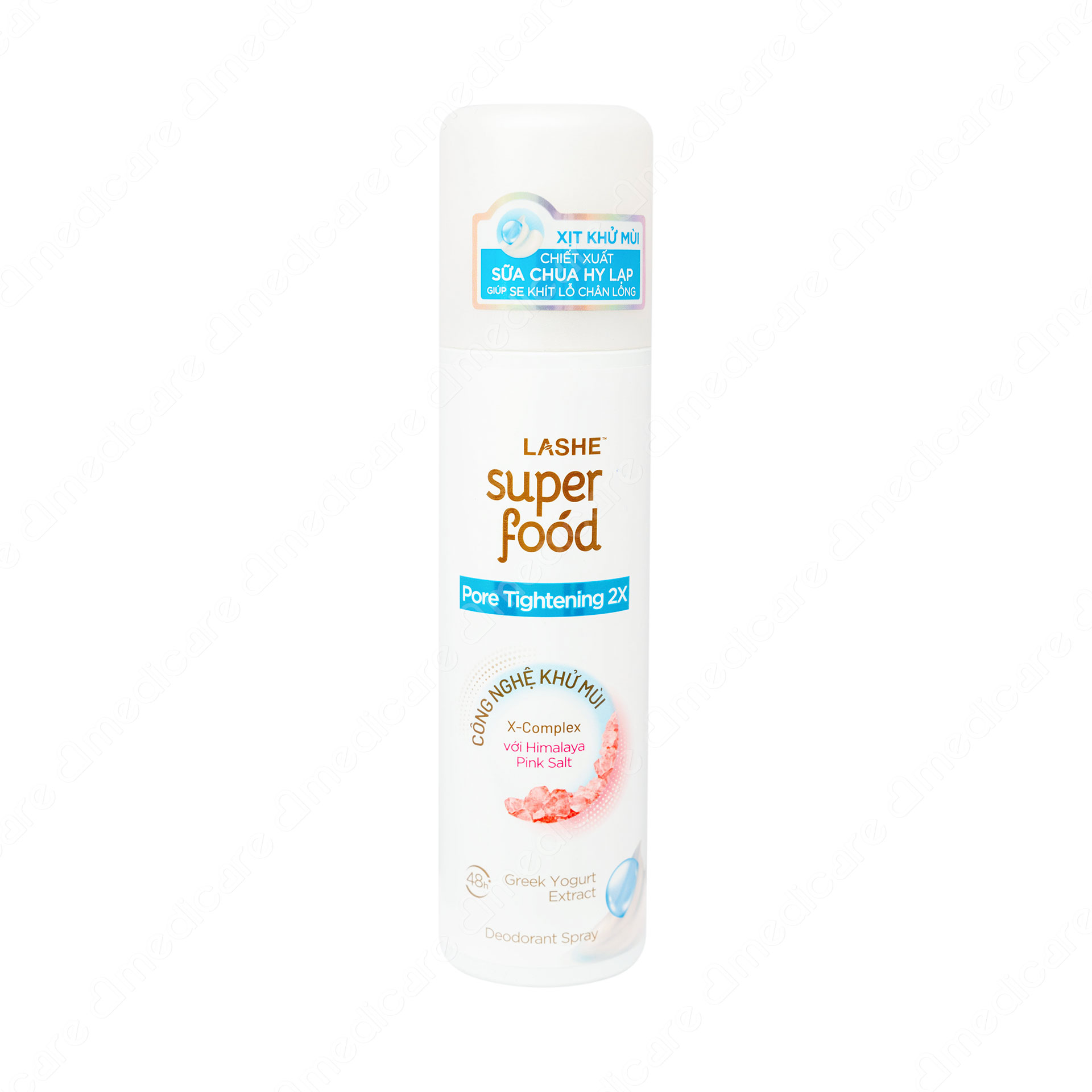 Xịt Khử Mùi LASHE Super Food Pore Tightening Se Khít Lỗ Chân Lông | 140ml