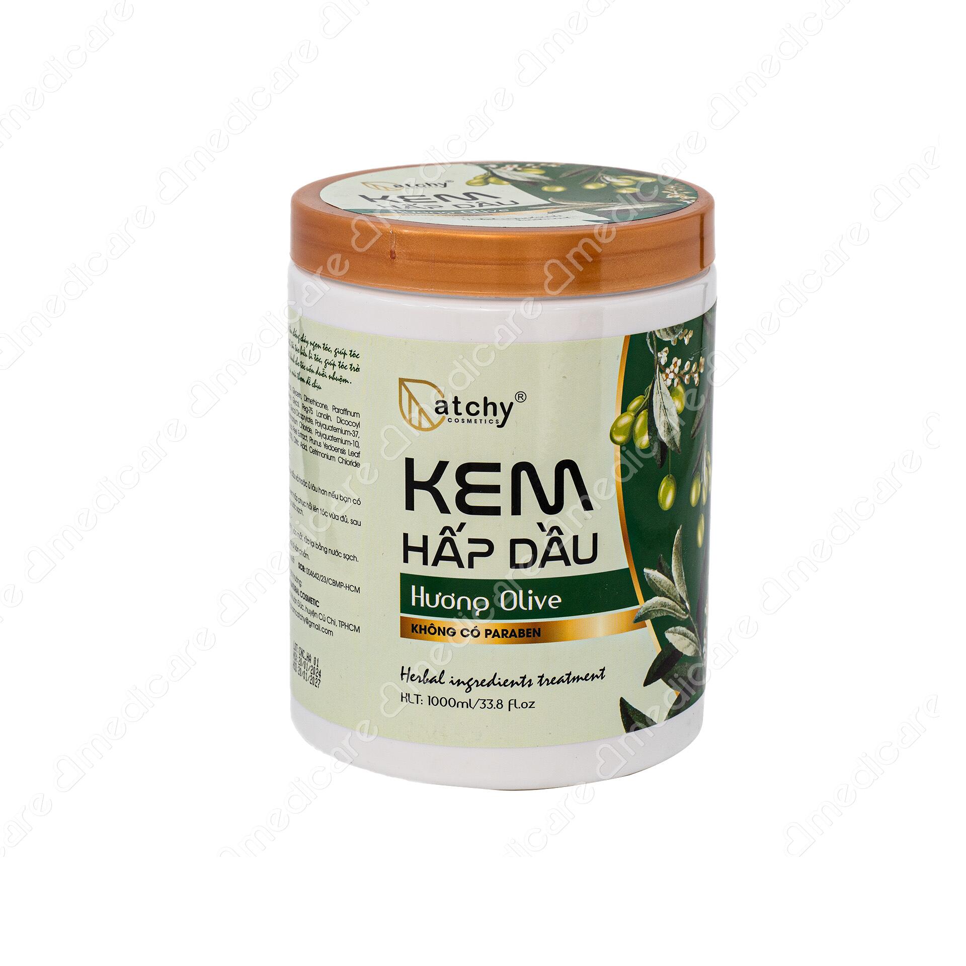 Kem Hấp Dầu CATCHY Hương Olive | 1000ml