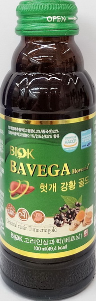 Nước Uống BIOK Bavega Hovenia Hỗ Trợ Bảo Vệ Gan | 100ml