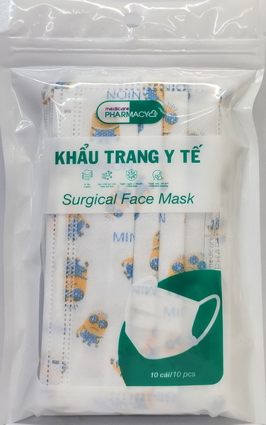 Khẩu Trang MEDiCARE 4 Lớp Minion | Túi 10 cái