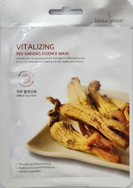 Mặt Nạ Dưỡng Ẩm BEAUUGREEN Red Ginseng | 23g