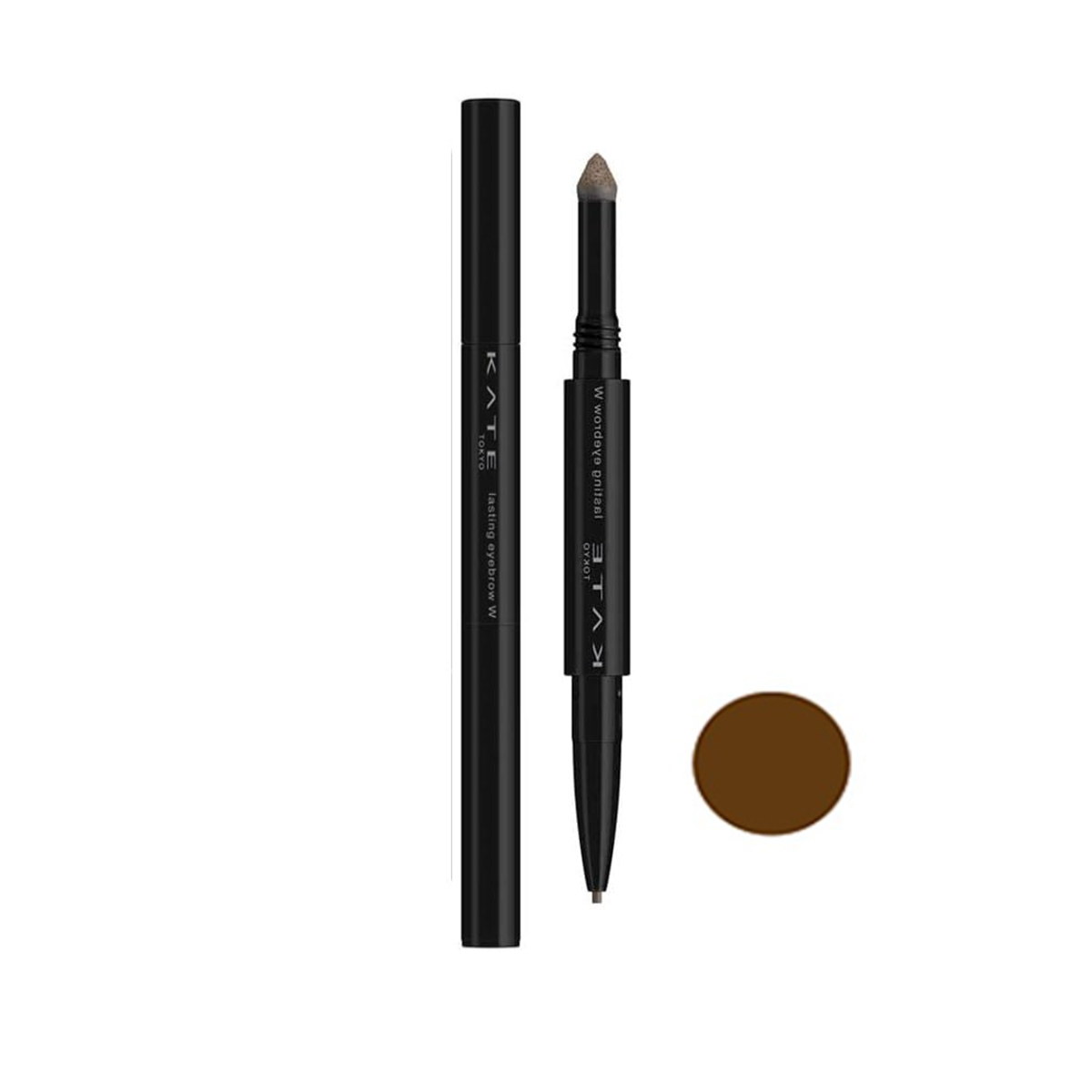 Bút Kẻ Lông Mày 2 Đầu KATE Lasting Eyebrow W Slim BR3 | 0.38g