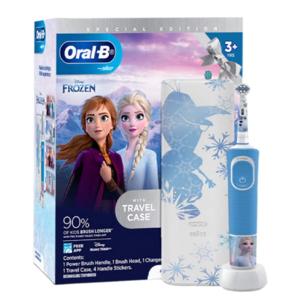 Bàn Chải Điện ORAL-B Kid D100 Disney Frozen
