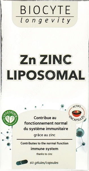 Viên Uống BIOCYTE Zn Zinc Liposomal Bổ Sung Kẽm | Hộp 60 viên