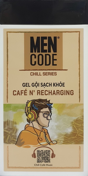 Gel Gội Đầu Sạch Khỏe MENCODE Cafe N Recharging Hương Gỗ | 350ml