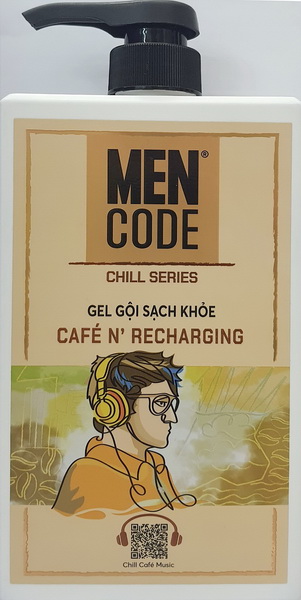 Gel Gội Đầu Sạch Khỏe MENCODE Cafe N Recharging Hương Gỗ | 630ml