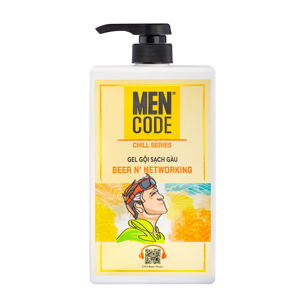 Gel Gội Đầu Nam MENCODE Beer N' Networking Sạch Gàu | 630ml