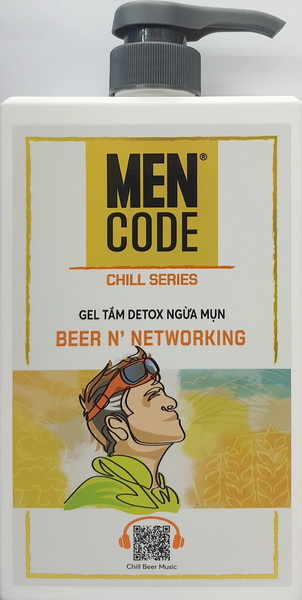 Gel Tắm Detox Ngừa Mụn MENCODE Beer N’ Networking | 630ml
