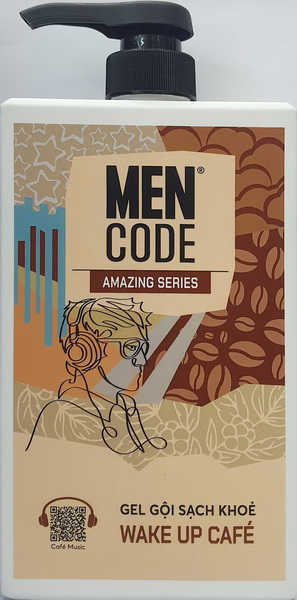Gel Gội Sạch Khỏe MENCODE Wake Up Café | 630ml