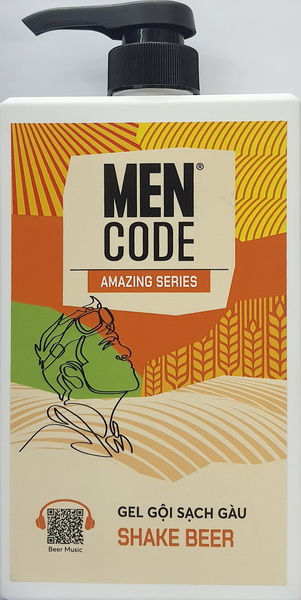 Gel Gội Sạch Gàu MENCODE Shake Beer | 630ml