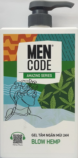 Gel Tắm Ngăn Mùi 24h MENCODE Blow Hemp | 630ml