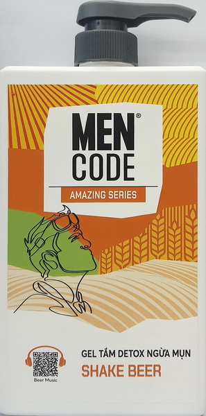 Gel Tắm Detox Ngừa Mụn MENCODE Shake Beer | 630ml