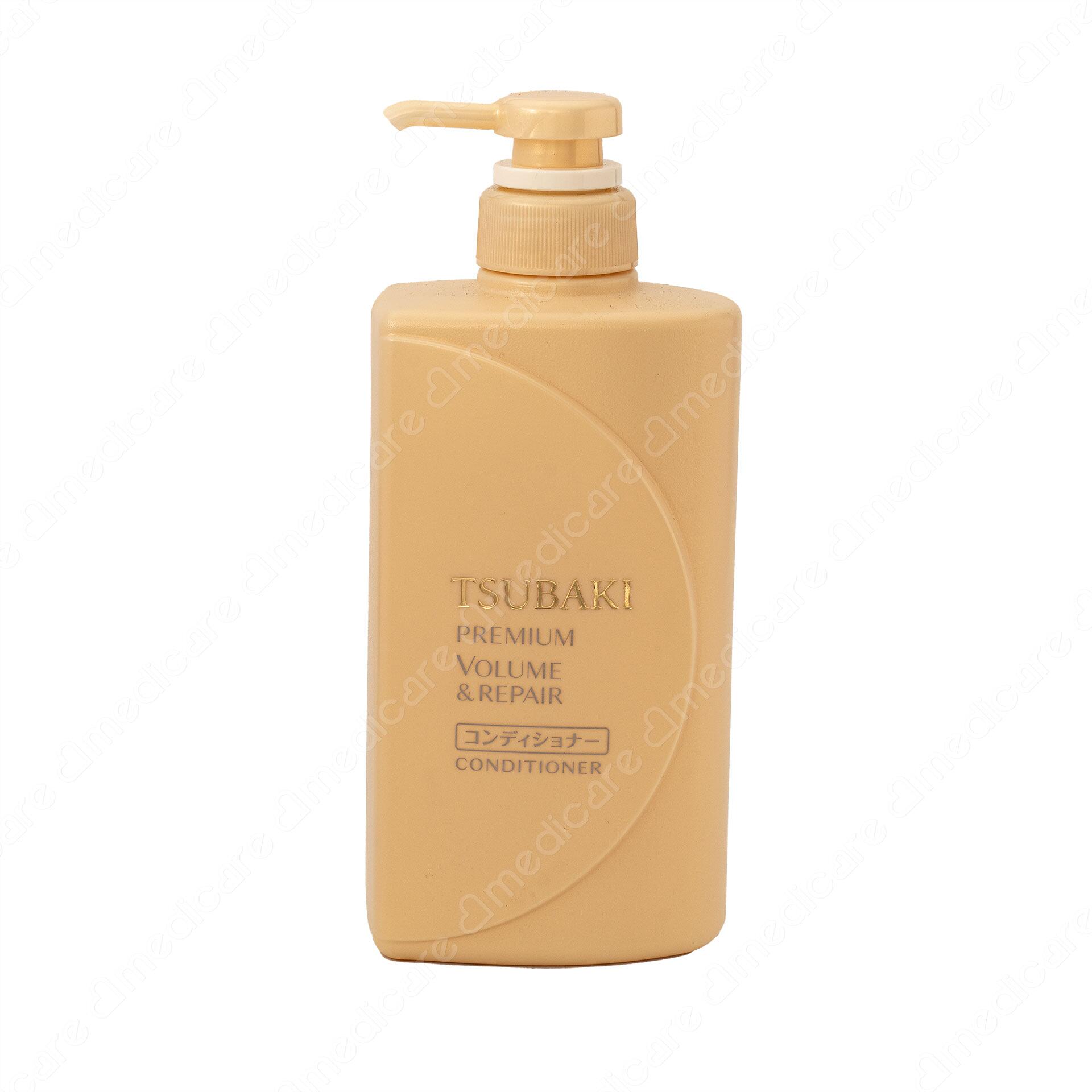 Dầu Xả TSUBAKI Premium Volume & Repair Phục Hồi & Ngăn Ngừa Rụng Tóc | 490ml 