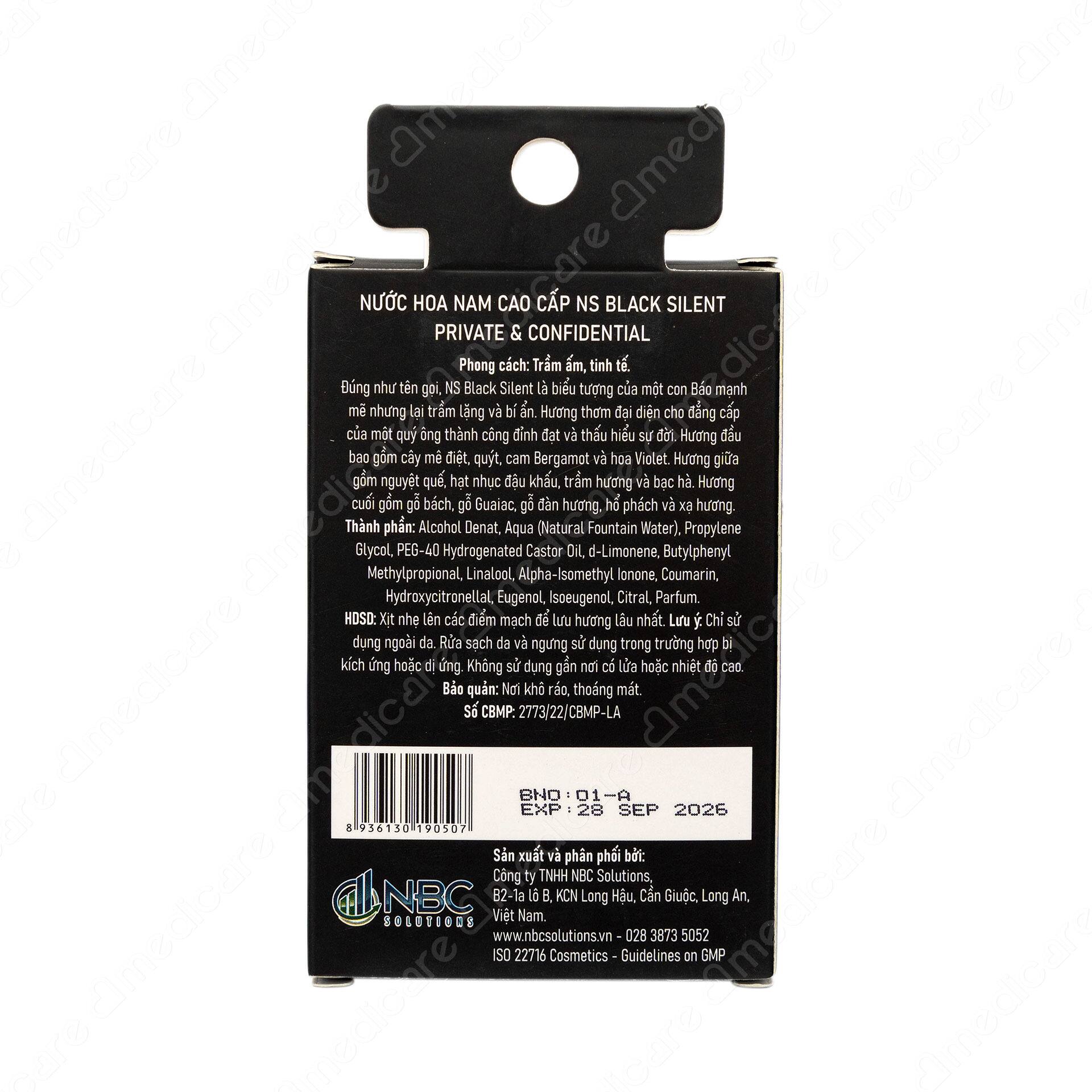 Vui lòng tham khảo thông tin trên bao bì sản phẩm