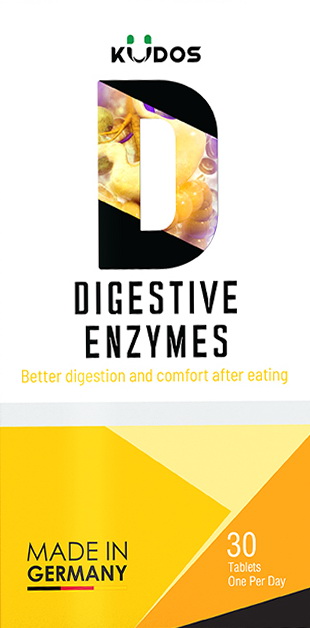 Viên Uống KUDOS Digestive Enzymes Hỗ Trợ Tiêu Hóa | 30 viên