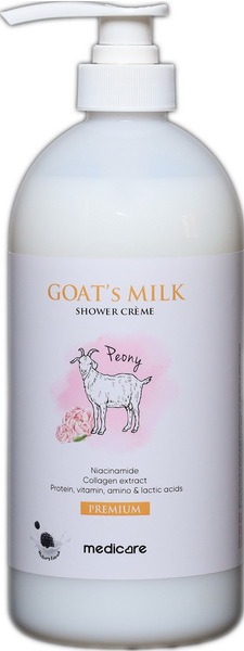 Sữa Tắm Dê MEDiCARE Premium Hương Hoa Mẫu Đơn | 1L