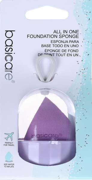 Mút Tán Nền BASICARE Hai Vạt Xéo 8009