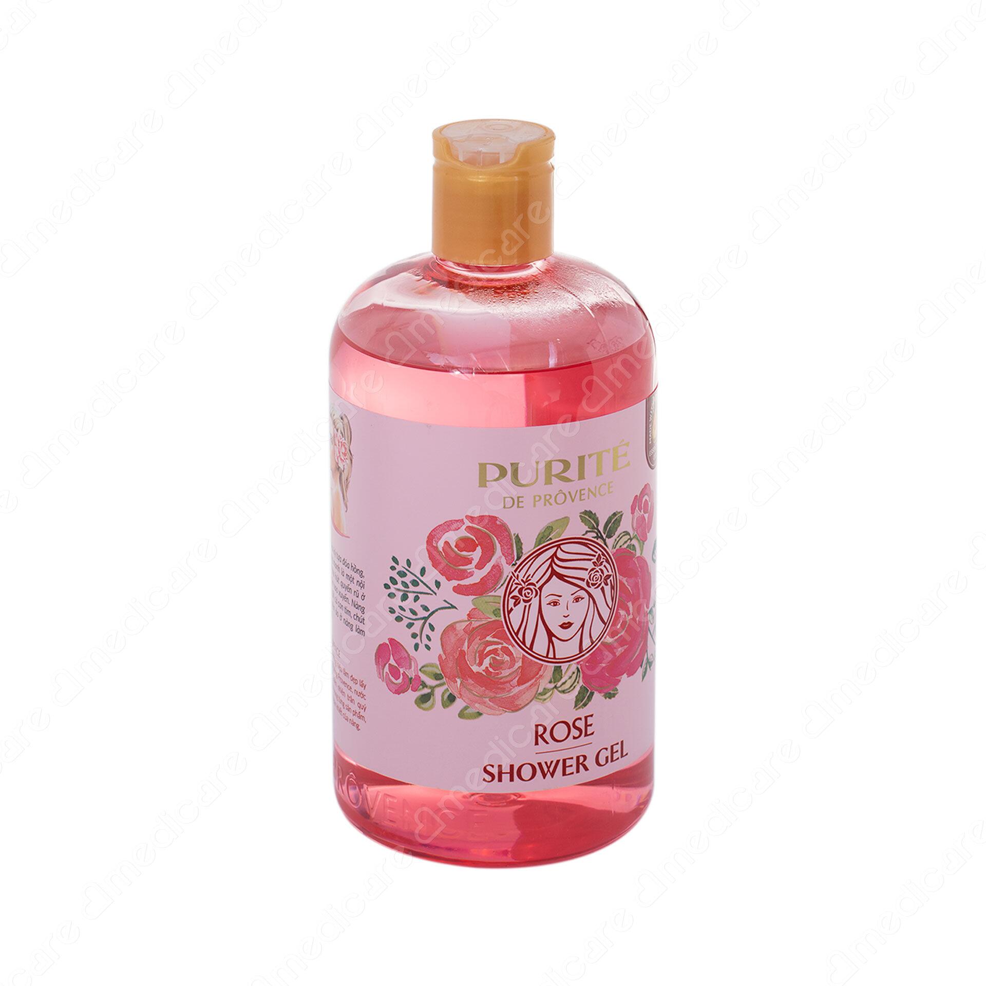 Gel Tắm PURITÉ Rose Hương Hoa Hồng | 500ml