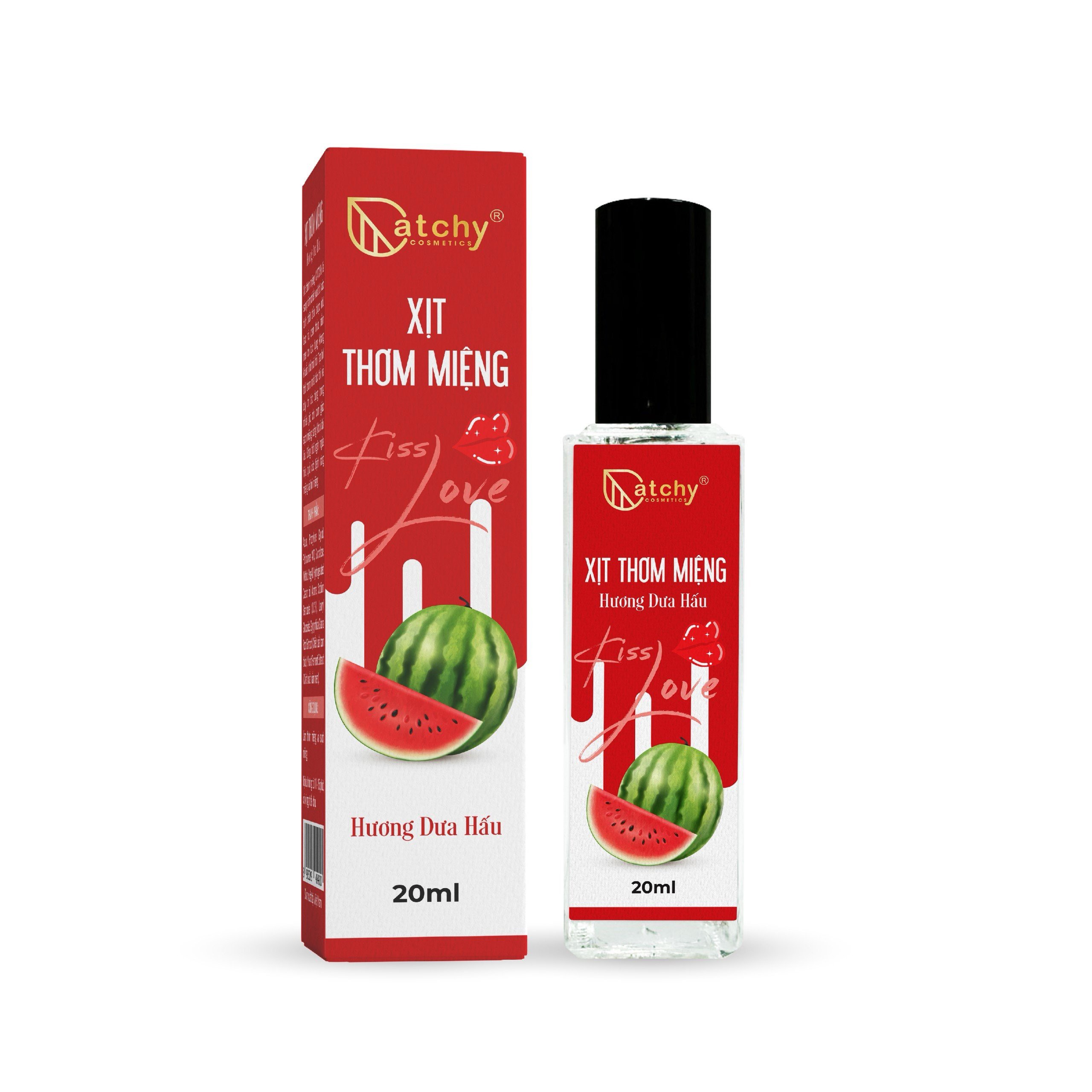 Xịt Thơm Miệng CATCHY Kiss Love Hương Dưa Hấu | 20ml