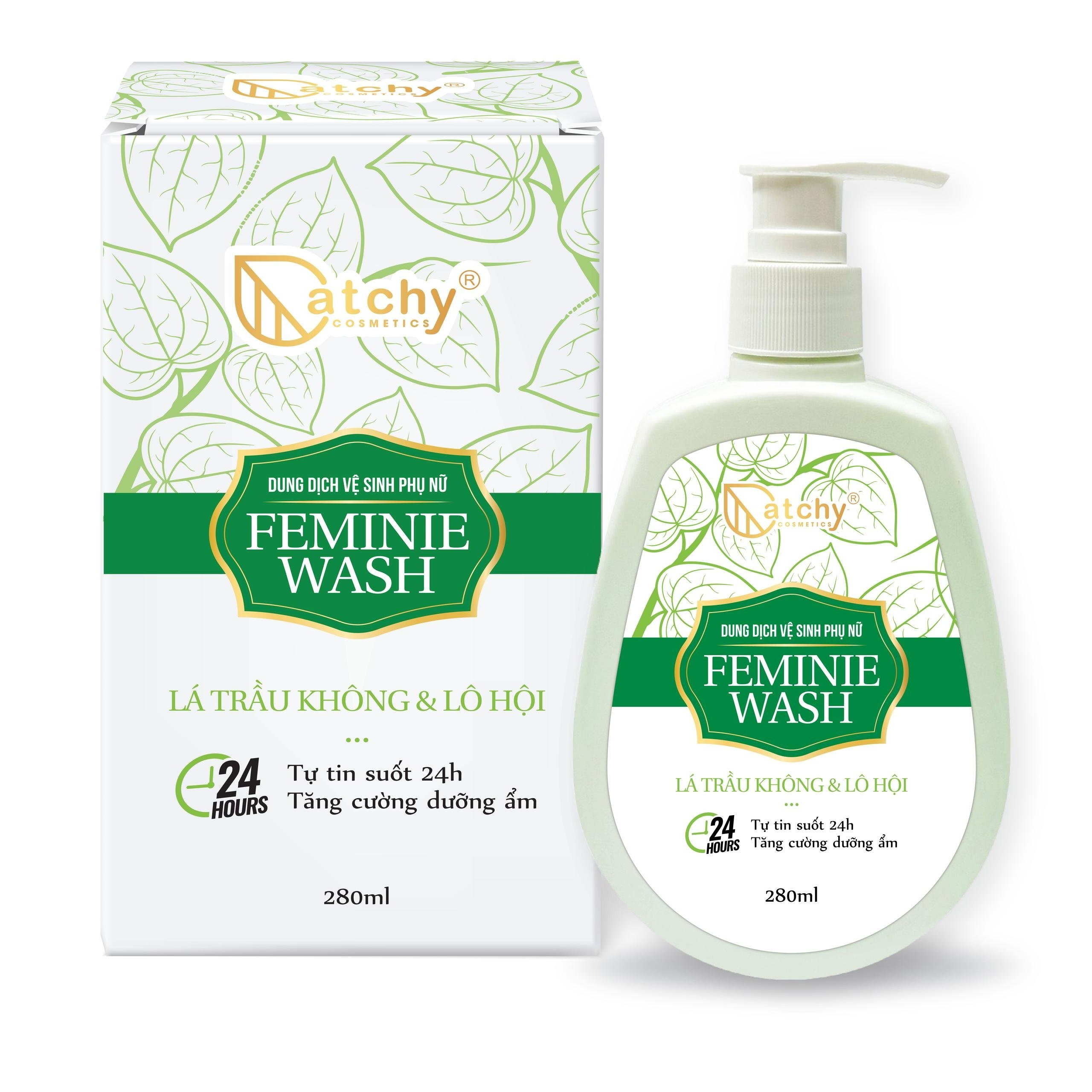 Dung Dịch Vệ Sinh Phụ Nữ CATCHY Lá Trầu Không & Lô Hội | 280ml
