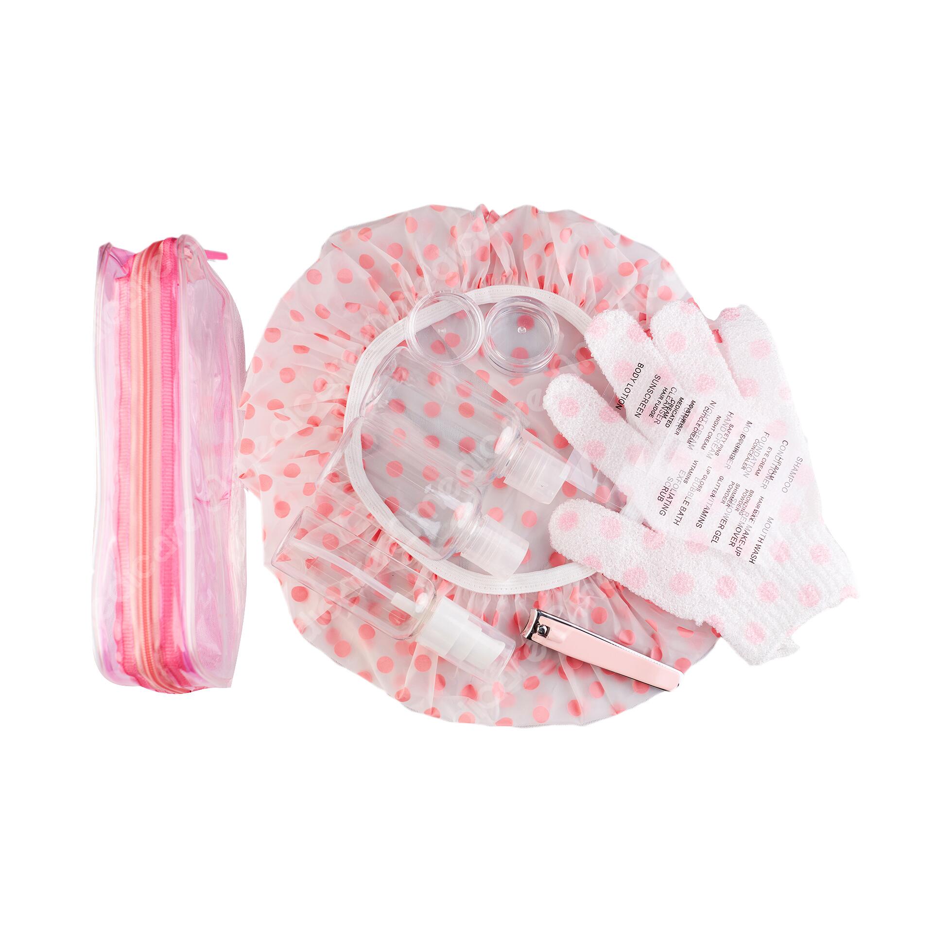 Bộ dụng cụ du lịch với đa dạng sản phẩm cần thiết cho chuyến du lịch nằm gói gọn trong túi nhỏ vừa tay giúp bạn dễ dàng mang theo, cùng với những chai và lọ du lịch dùng để đựng đồ vệ sinh cá nhân yêu thích của bạn.