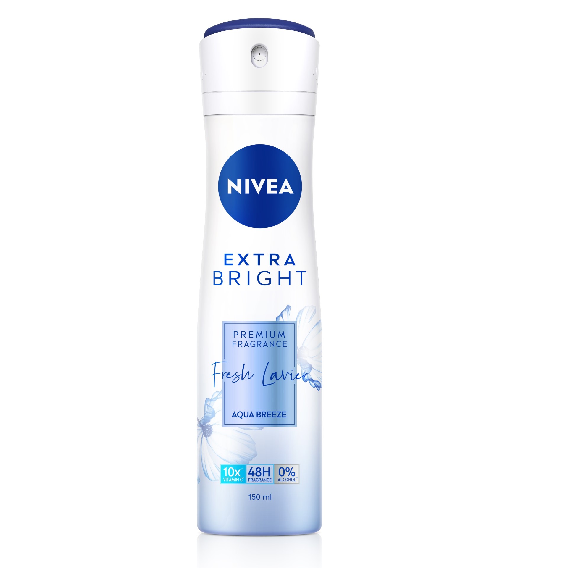 Xịt Khử Mùi NIVEA Extra Bright Fresh Lavier | 150ml