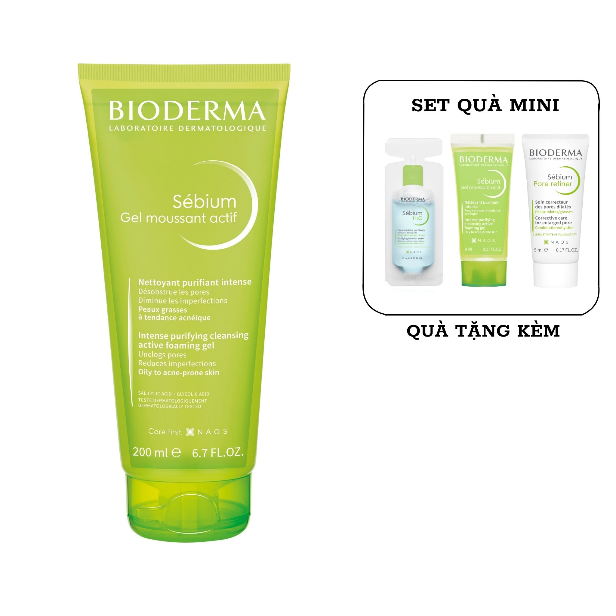 Gel Rửa Mặt BIODERMA Sebium | 200ml 