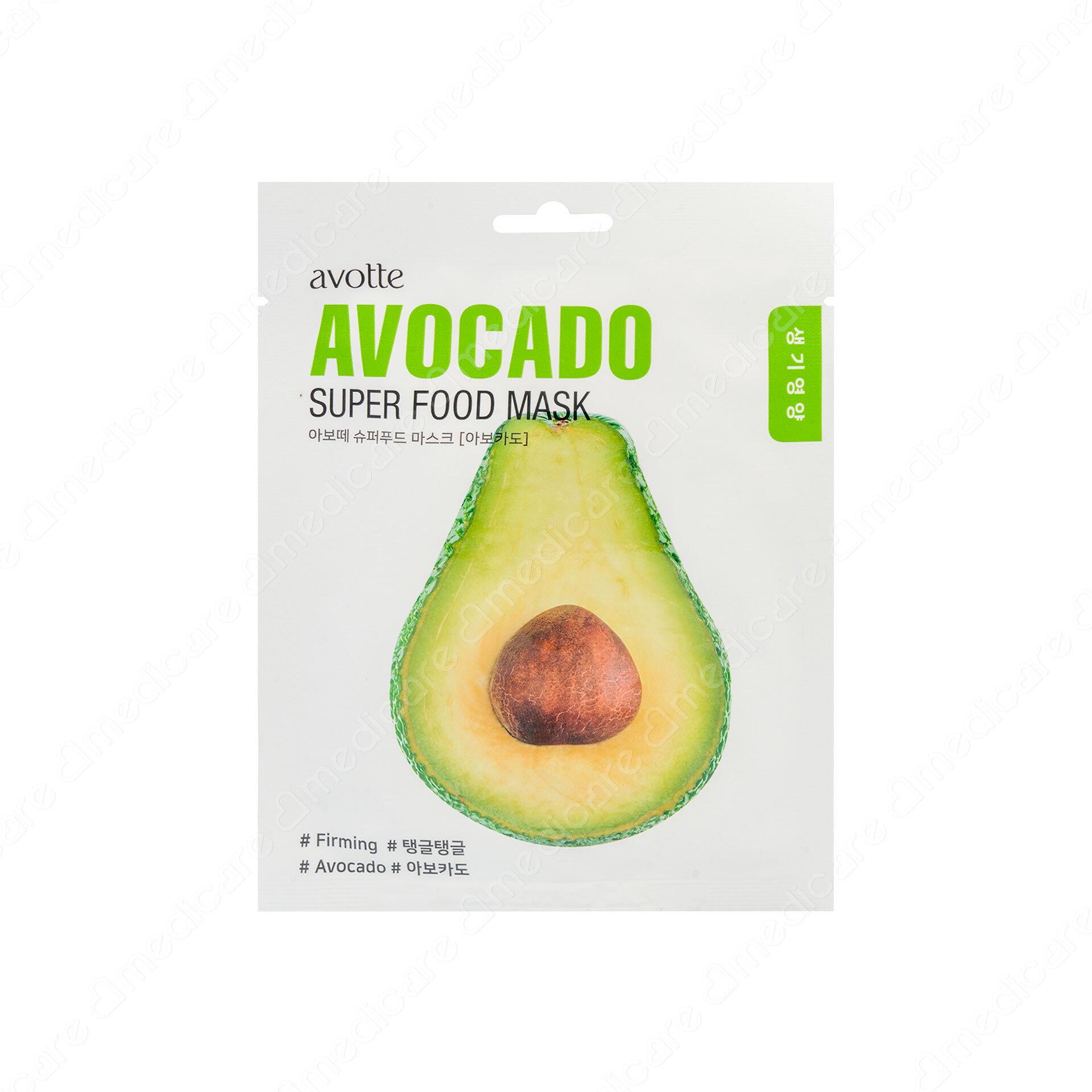Mặt Nạ AVOTTE Super Food Avocado Săn Chắc | 25g 