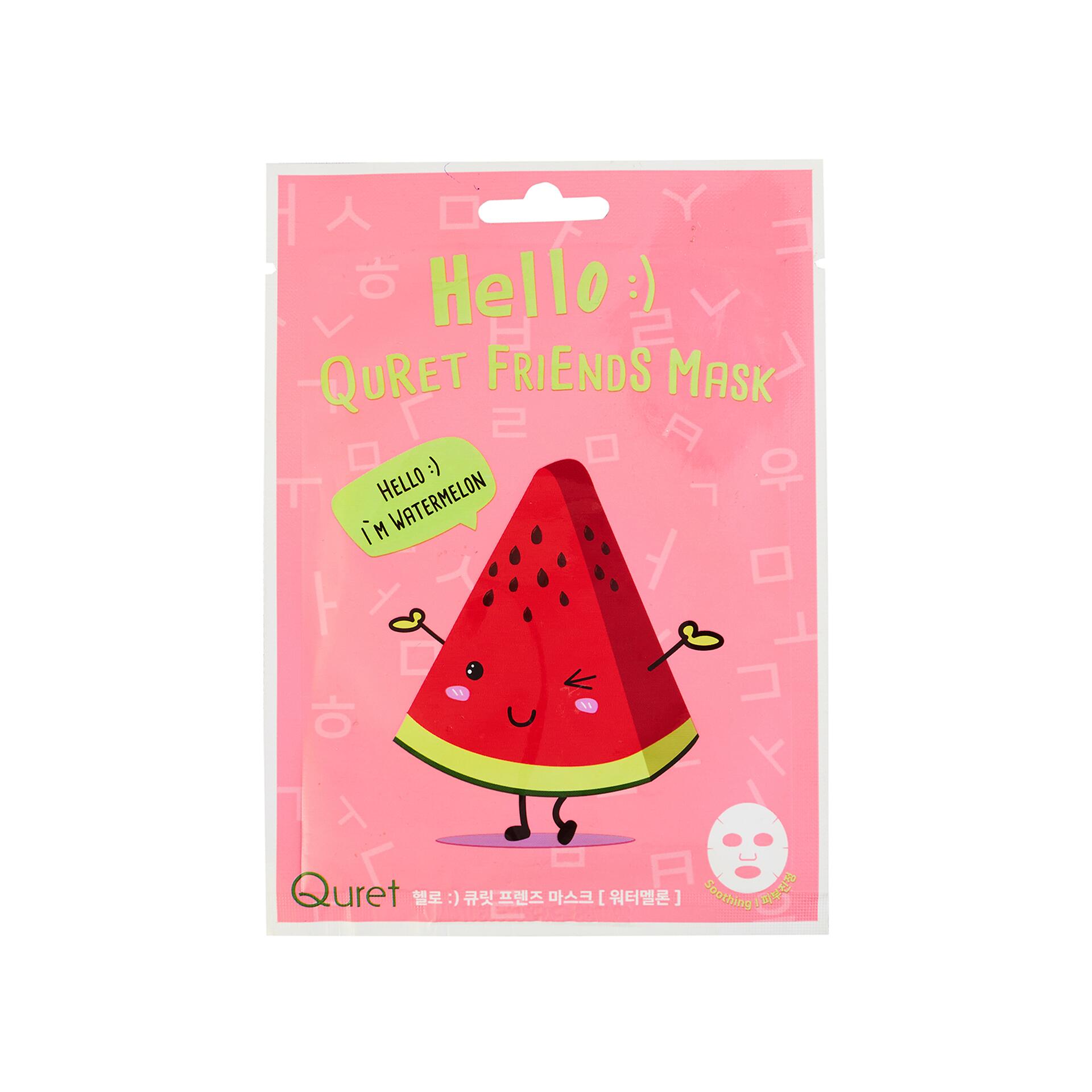 Mặt Nạ QURET Hello :) Quret Friends Watermelon | 25g 