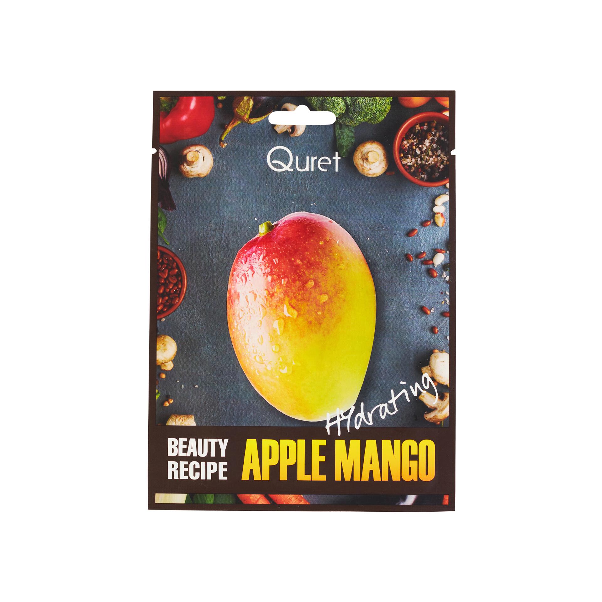 Mặt Nạ QURET Beauty Recipe Apple Mango Cấp Ẩm | 25g 
