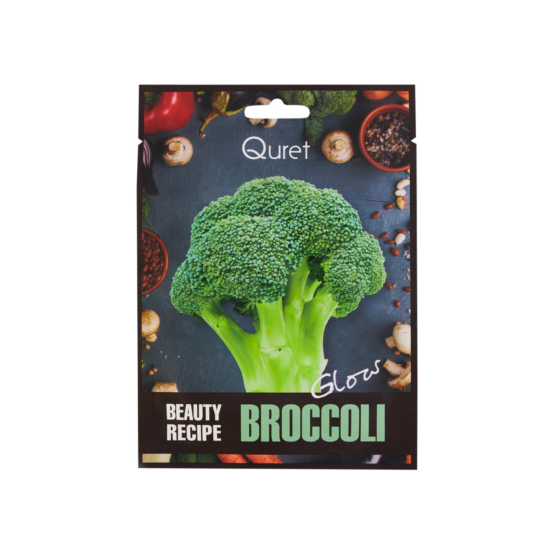 Mặt Nạ QURET Beauty Recipe Broccoli Căng Bóng | 25g 