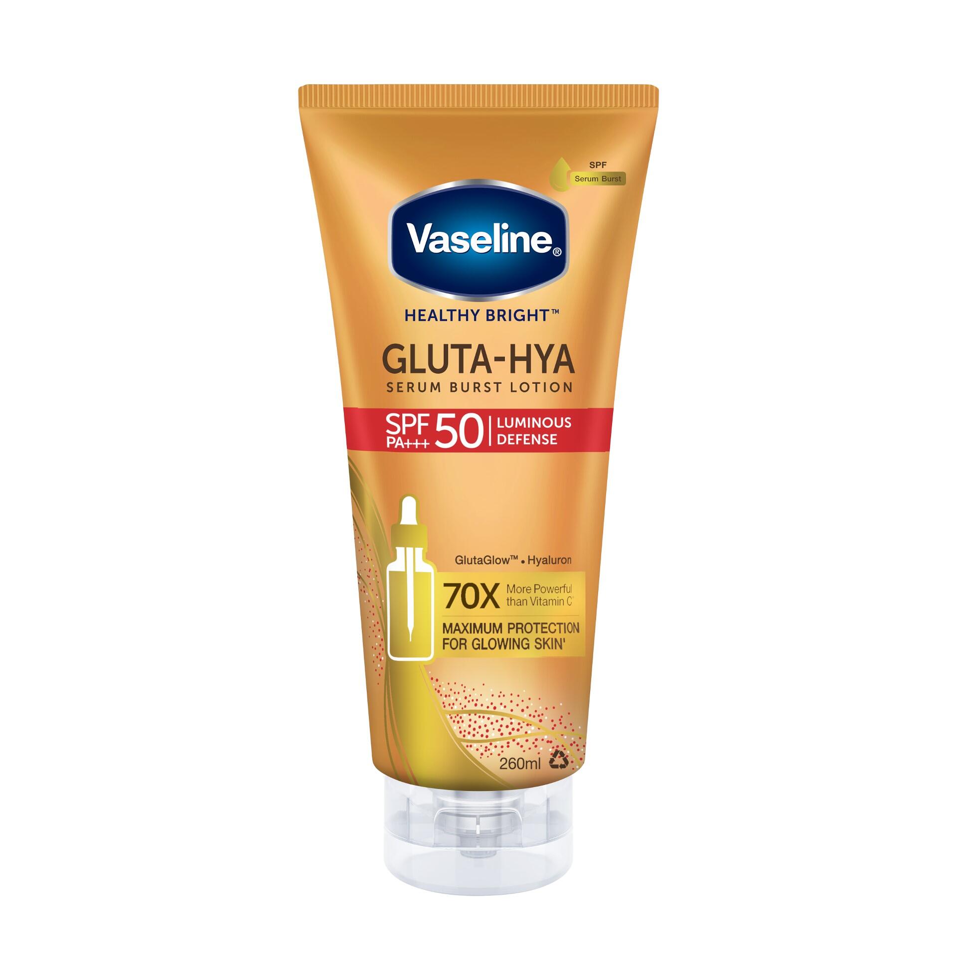 Serum Dưỡng Thể VASELINE Gluta-Hya SPF50 PA+++ | 260ml