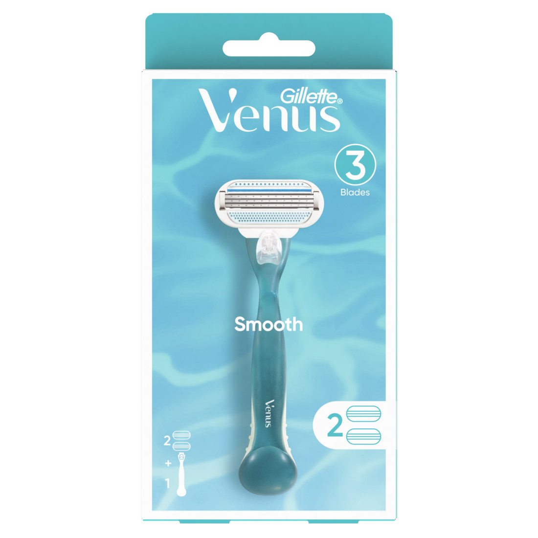 Dao Cạo GILLETTE Venus Smooth 3 Lưỡi | 1 Cây