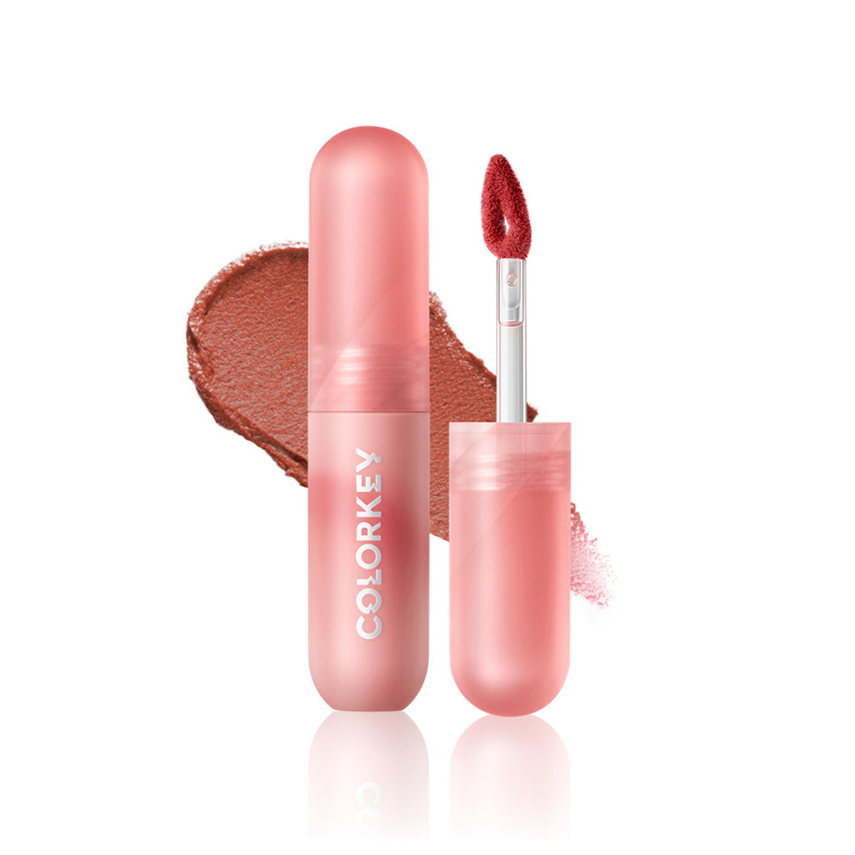 Son COLORKEY Mousse Lip Mud Matte R608 Reddish Brown | 2g
